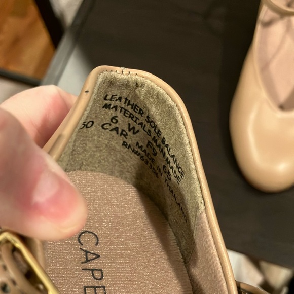 Capezio Women's Tan character heels - Picture 5 of 9